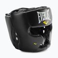 Férfi EVERLAST bőr bokszsisak arc- és állvédővel fekete 350 BLK - S/M