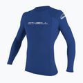 Férfi szörfös póló O'Neill Basic Skins LS Rash Guard kék 3342