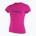 Női úszópóló O'Neill Basic Skins Sun Shirt fox pink