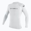 Férfi szörfös póló O'Neill Basic Skins LS Rash Guard fehér 3342