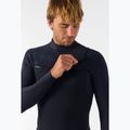 Férfi úszóruha O'Neill Hyperfreak 5/4+ mm Chest Zip Full black/black 5