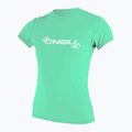 Női úszópóló O'Neill Basic Skins Sun Shirt világos aqua