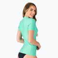 Női úszó póló O'Neill Basic Skins S/S Rash Guard kék 3548 3