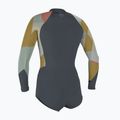 Női O'Neill Bahia 2/1 Front Zip L/S Short Spring tradewinds / jázmin neoprénhab 2
