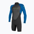 Gyermek úszóhab O'Neill Youth Reactor-2 2mm Back Zip LS Spring black/ocean