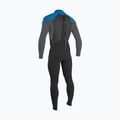 O'Neill Epic 3/2 Back Zip Full fekete/grafit/bali kék/mélytengeri gyermek úszószivacs 2