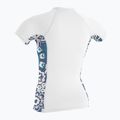 Női úszópóló O'Neill Side Print Rash Guard fehér 5405S 2