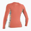 Női hosszú ujjú felső úszáshoz O'Neill Side Print Rash Guard hx6 nectar/zephora 2