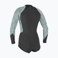 O'Neill Bahia 2/1 Front Zip Short Spring grafit/ délibáb trópusi női búvárruha 2