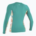 Női úszás hosszú ujjú O'Neill Side Print Rash Guard kanton/dalia 2