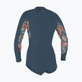 Női úszószivacs O'Neill Bahia 2/1 Front Zip Short Spring Copen blue/painted tropics/copen blue 2