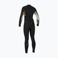 O'Neill Bahia 3/2 Back Zip Full fekete/mikah virágos/fekete női búvárruha 2