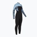 Női úszóruha O'Neill Epic 5/4 mm Chest Zip Full black/stormy palm/faded denim