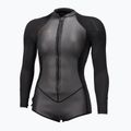 Női neoprén ruha úszáshoz O'Neill Bahia 2/1 mm Front Zip Short Spring glide black/black