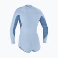 Női neoprén ruha úszáshoz O'Neill Bahia 2/1 mm Front Zip Short Spring chambray blue/surf abstract 2