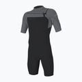 Férfi úszóruha O'Neill Hammer 2mm Chest Zip SS Spring IS6 tempered steel/smoke/smoke