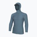 Férfi úszó hosszú ujjú felső O'Neill Hyperfreak Skins Rash Guard Hooded blue fusion/blue fusion