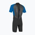 Férfi úszóruha O'Neill Reactor-2 2mm Back Zip SS Spring HJ5 black/ocean 2