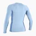 Hosszú ujjú úszófelső O'Neill Hyperfreak Skins Rash Guard chambray blue/surf abstract 2