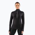 Női thermo hosszú ujjú felső Surfanic Cozy Zip Neck black