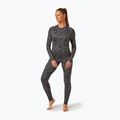 Női termoaktív felső Surfanic Cozy Limited Edition Crew Neck black zebra 2