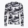 Férfi termoaktív felső Surfanic Bodyfit Limited Edition Crew Neck white out print 4