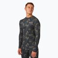 Férfi termoaktív felső Surfanic Bodyfit Limited Edition Crew Neck forest geo camo