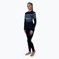 Női termoaktív pulóver Surfanic Cozy Limited Edition Crew Neck black fairisle 2