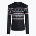 Női termoaktív pulóver Surfanic Cozy Limited Edition Crew Neck black fairisle 4