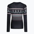 Női Surfanic Cozy Limited Edition Crew Neck termikus hosszú ujjú fekete fairisle 5