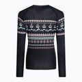 Női termoaktív pulóver Surfanic Cozy Limited Edition Crew Neck black fairisle 5