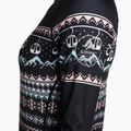 Női termoaktív pulóver Surfanic Cozy Limited Edition Crew Neck black fairisle 7