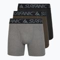 Férfi termikus boxeralsó Surfanic Carbondri 3 pár black/grey/khaki