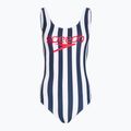 Speedo Ice Cream U-Back női egyrészes fürdőruha kék/fehér