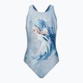 Speedo Digital Placement Splashback gyermek egyrészes fürdőruha kék 07386D787