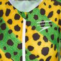 Speedo Placement Digital Highneck női egyrészes fürdőruha zöld/sárga 3