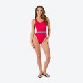 Speedo öves, mély U-hátú női egyrészes fürdőruha piros 12363F338 2