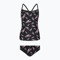 Speedo Printed Tie-Back Tankini Black 68-12380F390 Gyermek kétrészes fürdőruha