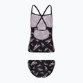 Speedo Printed Tie-Back Tankini Black 68-12380F390 Gyermek kétrészes fürdőruha 2