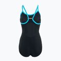 Női egyrészes fürdőruha Speedo Dive Thinstrap Muscleback black / volcanic orange 2