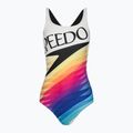 Speedo Retro Placement Medalist női egyrészes fürdőruha fehér 68-12199G072 6