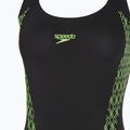 Női egyrészes úszódressz Speedo Panel Muscleback fekete/zöld 3