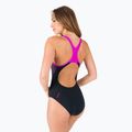 Speedo Placement Laneback női egyrészes fürdőruha fekete és rózsaszín 11389C733 6