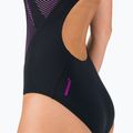 Speedo Placement Laneback női egyrészes fürdőruha fekete és rózsaszín 11389C733 8