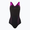 Speedo Placement Laneback női egyrészes fürdőruha fekete és rózsaszín 11389C733