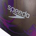 Speedo hosszú hajú nyomtatott úszósapka fekete és lila 68-11306 3