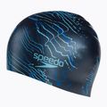 Speedo hosszú hajú nyomtatott tengerészkék úszósapka 68-11306 2
