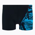 Férfi Speedo Allover V-Cut Aquushort úszó boxeralsó D812 fekete 68-09734D812