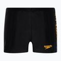 Speedo Plastisol Placement Aquashort gyermek fürdőnadrág fekete 68-09530