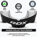 Gyerek állvédő RDX Mouth Junior black/white 3